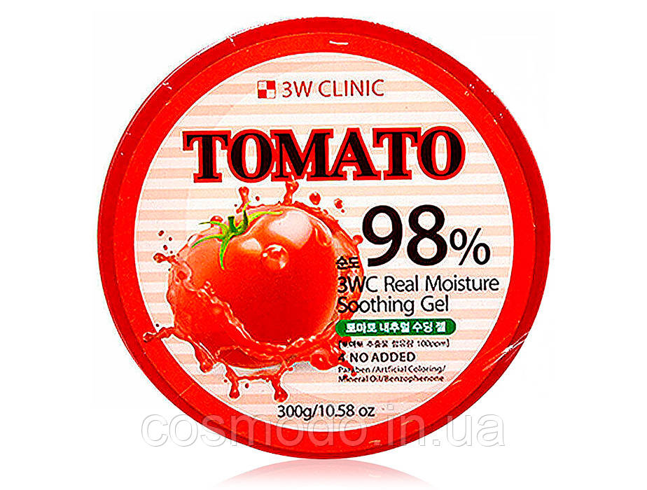 Універсальний гель з екстрактом томату 3W Clinic Tomato Moisture Soothing Gel