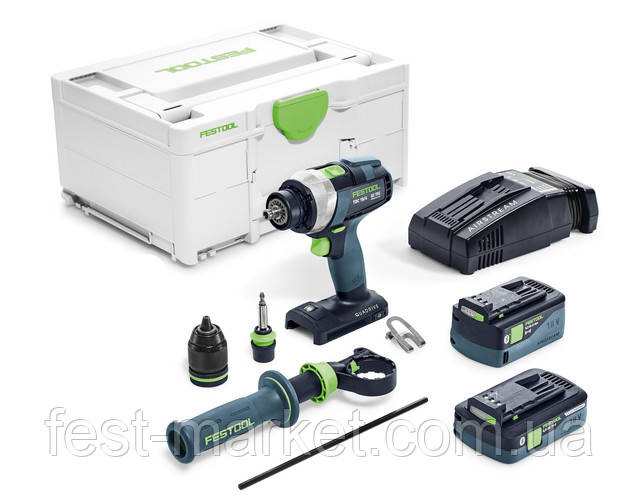 Акумуляторний дриль-шурупокрут QUADRIVE TDC 18/4 5.0 I-Plus Festool 575603