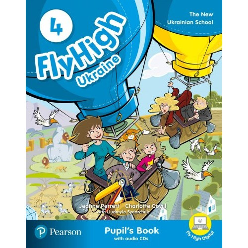 Підручник англійської мови Fly High Ukraine 4 Pupil's Book + Audio CD