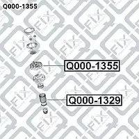 Опора переднего амортизатора (Q-FIX: Q000-1355)