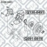 Ступица (Q-FIX: Q130-0491)