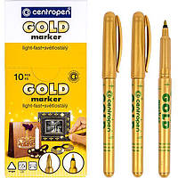 Маркер тонкий 2670/2690 CENTROPEN золото/срібло
