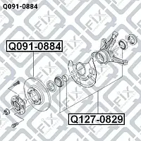 Диск тормозной (Q-FIX: Q091-0884)