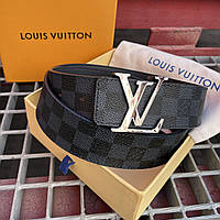 Ремінь чоловічий Louis Vuitton синій (Луї Віттон)