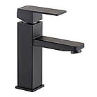 Комплект змішувачів для ванної 2 в 1 Mixxus  Kub 009 Euro Black + Mixxus Kub 001 Black, фото 4
