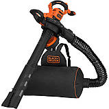 Електричний садовий пилосос BLACK+DECKER BEBLV300, фото 8