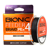 Шнур GC Bionic Feeder PE X4 150м Black (0.128-0185мм)