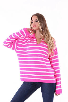 Зручний жіночий светр туніка тонкою в’язкою норма, фото 2