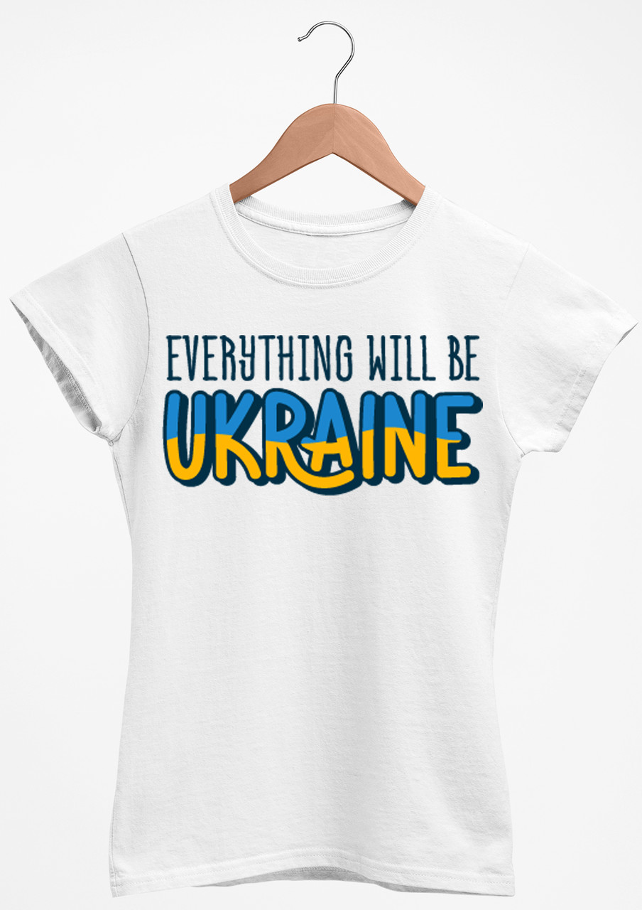 Футболка Everything will be Ukraine ФТУ-030