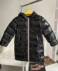 Довга зимова куртка для хлопчика Чорна 5120 M.HASHOS.M, Черный, Для мальчиков, Зима, 120 , 5 лет