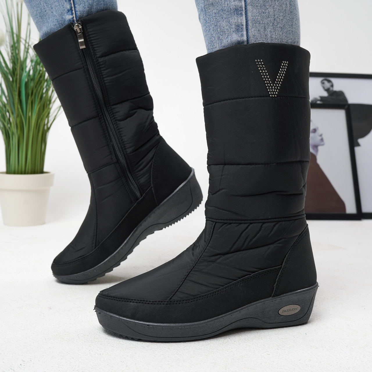 Болоневые жіночі зимові черевики 36-43 розмір