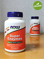 NOW Foods, Super Enzymes, Суперферменты, 90 капсул