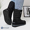 Зимові жіночі дутики чорні 36-41 розмір, фото 6