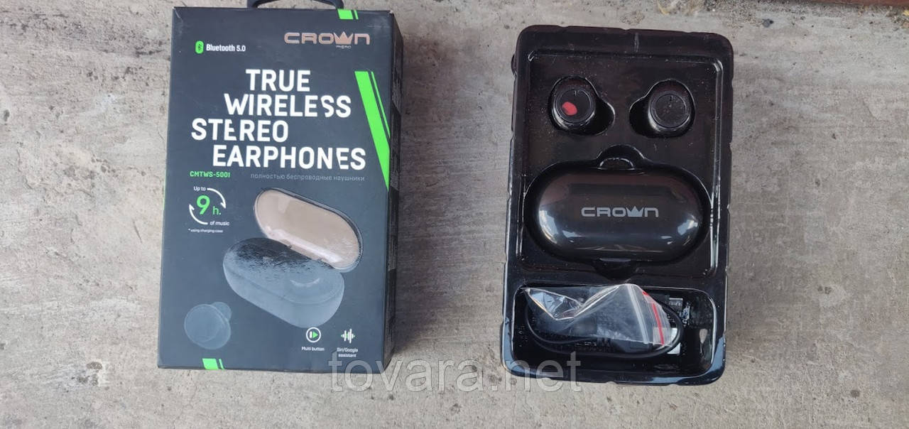 Бездротові навушники Crown CMTWS-5001 No НР222806