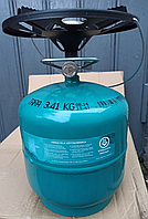 Качественный Баллон 8 литров Польша Газовый комплект - баллон 8 л. с горелкой 7,2л 1,4кВ