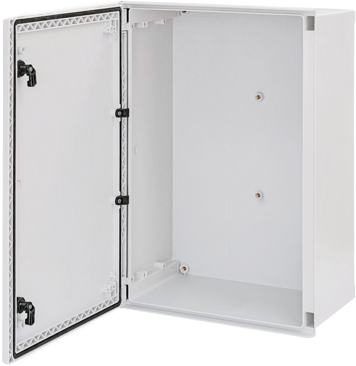 Поліестрова шафа IP66 EPC 60-40-23 В600xШ400xГ230 1102604 з монтажною панеллю (розподільчий, 2 замки)