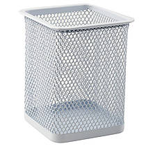 Підставка для ручок металева Axent 2111 біла квадратна