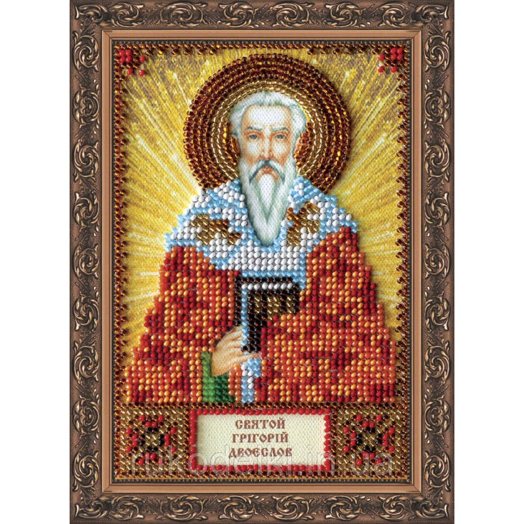 Святой Григорий Набор для вышивки бисером иконы Абрис Арт AAM-081 - фото 1 - id-p1674452052