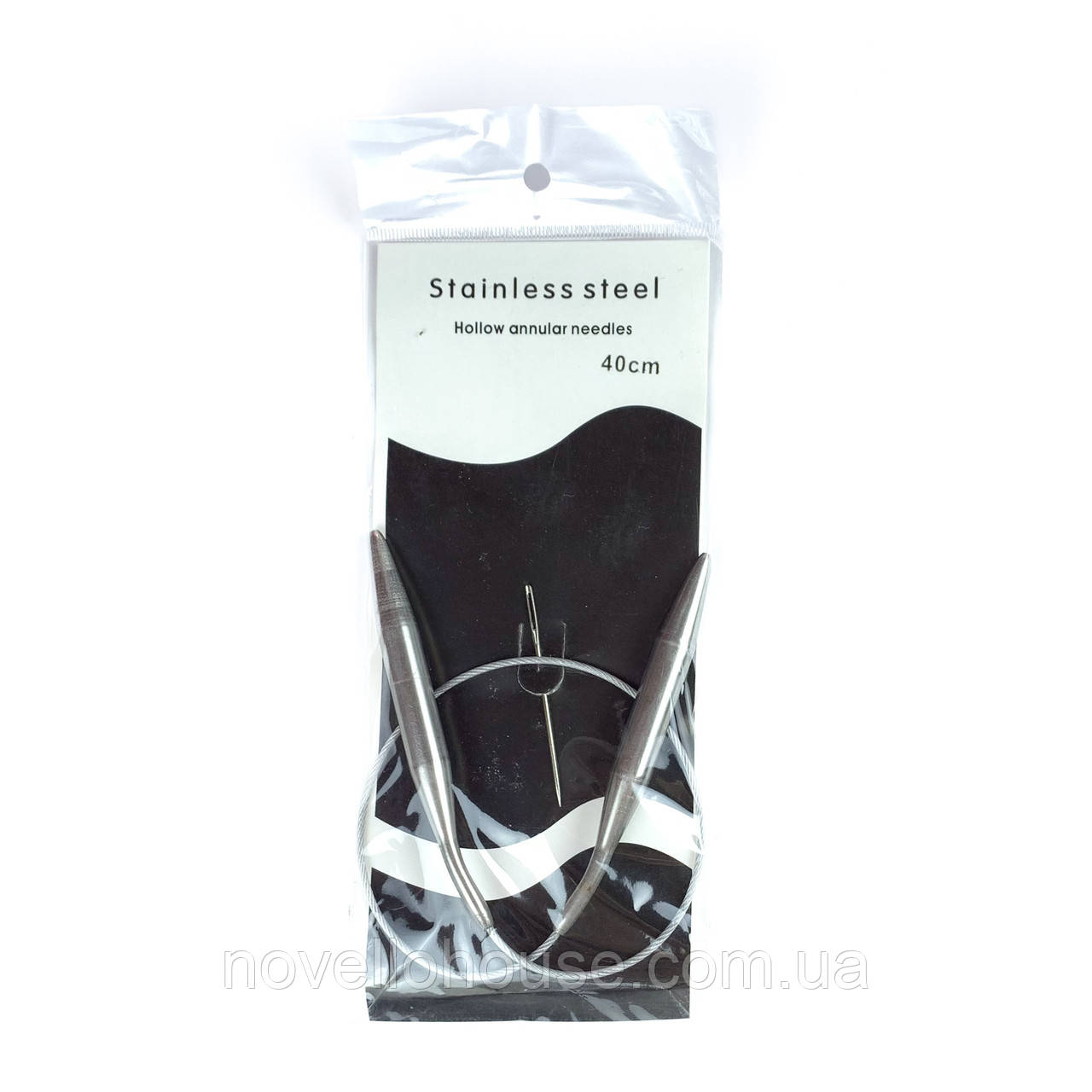 Кругові спиці трос в силіконі 40 см № 7, фото 1