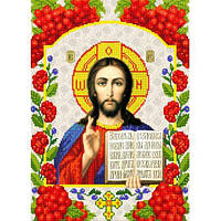 Схема для вышивания бисером Свит Арт R-007a Святой Исус Размер 30*40 см