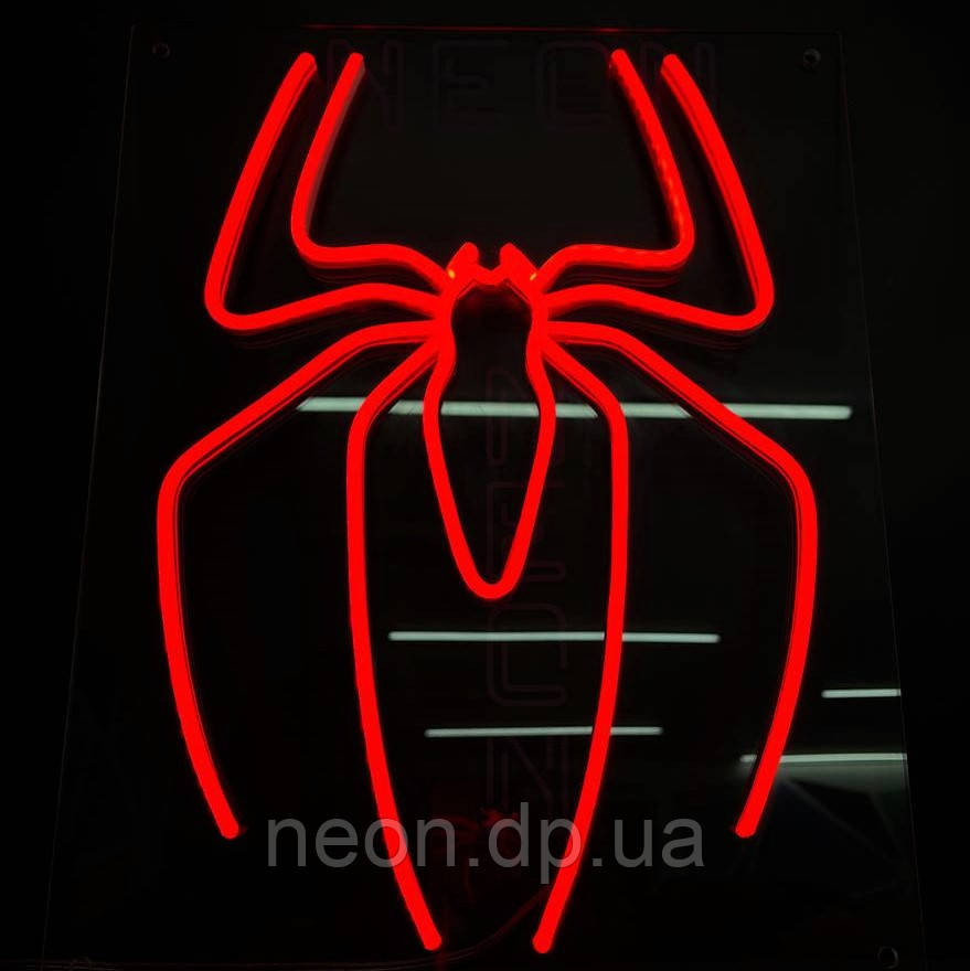 Неонова вивіска "Spider".