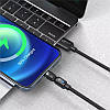 Магнітний кабель Apple Lightning для зарядки 360°+180° Блакитний, 1метр, 2.1A, фото 10