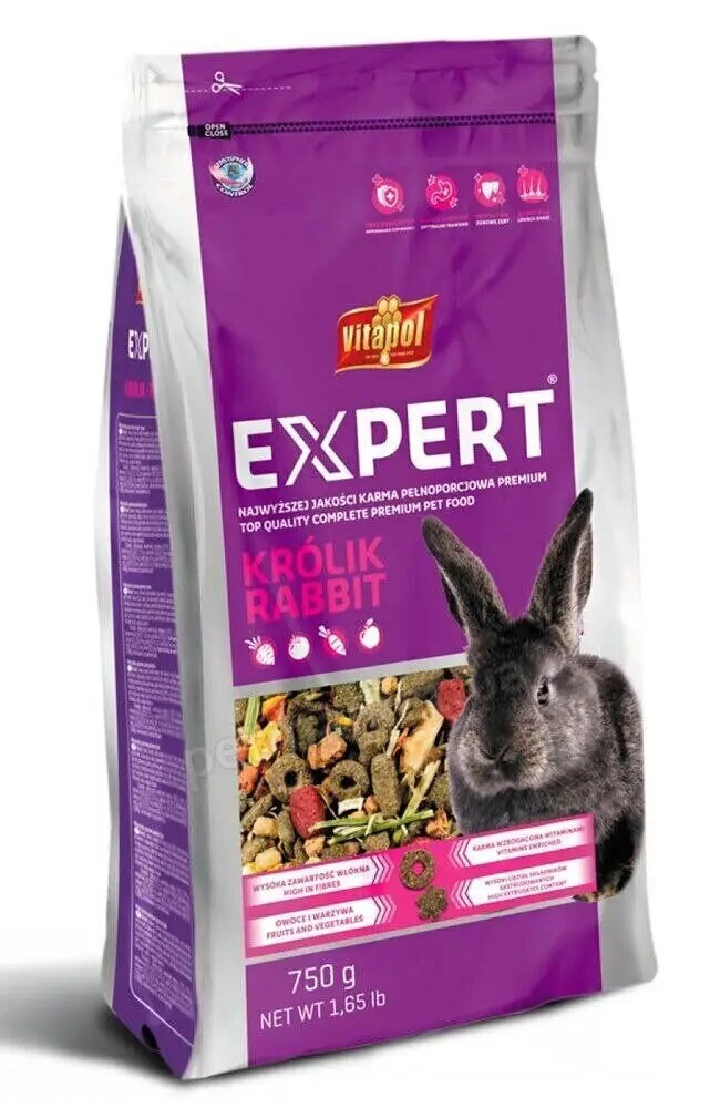 Vitapol EXPERT Rabbit — гранульований корм для кроликів — 750 г
