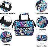 Сумки для ланчу Ізольована сумка для ланчу для жінок Легка велика сумка для школи домашнього офісу (A-02), фото 3