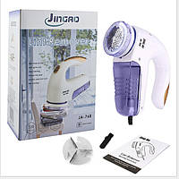Машинка для снятия катышков Jingao JA-768. Машинка для стрижки катышков на одежде с регулировкой и контейнером