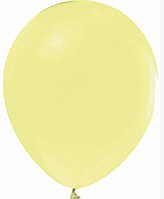 Шары воздушные макарун ванильный желтый 10" 26 см Balonevi Турция 5 шт