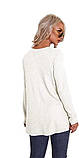 Жіночі сорочки на ґудзиках Сорочка з довгим рукавом Туніки в рубчик M розмір, фото 7