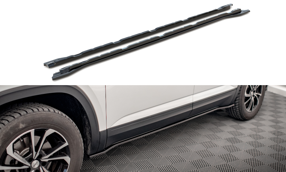 Поріг VW Atlas Cros Sport тюнінг обвіска спідниці елерон