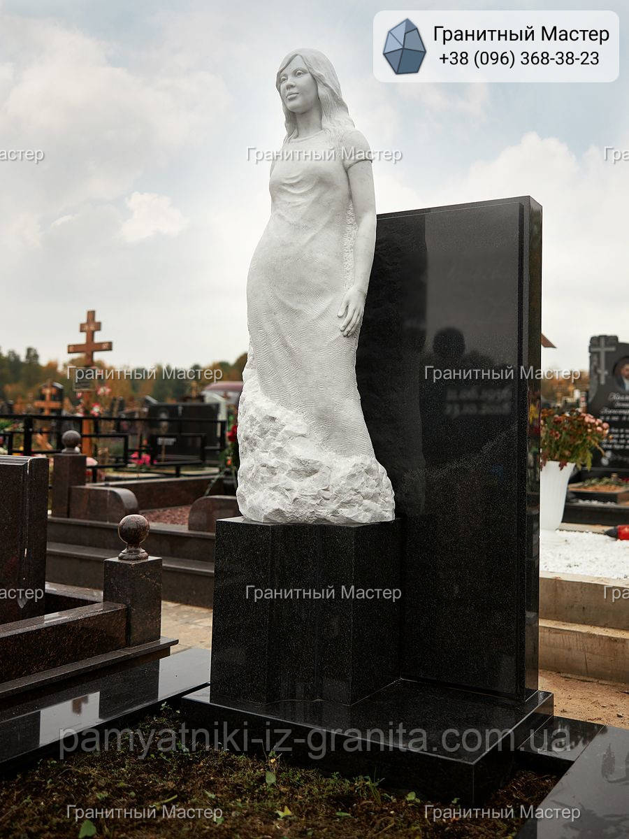Скульптура жінки з мармуру № 2005