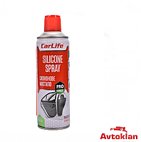 Универсальная силиконовая смазка (спрей) 450 мл CarLife SILICONE SPRAY (CF450)