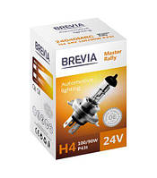 Галогеновая лампа Brevia H4 24V 100/90W P43t Master Rally PC 24040MRC