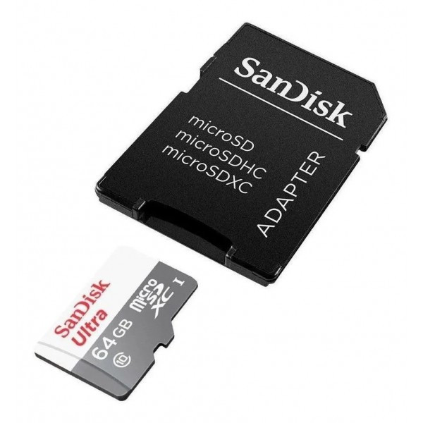 Карта памяти 64ГБ Class 10 microSDXC SanDisk Ultra SDSQUNR-064G-GN3MA - фото 2 - id-p477951301