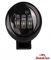 Дополнительная LED фара BELAUTO 2700 лм 6000 К BOL0310L (точечный) круглые дальний (3шт.*10w) CSP1860DE LED
