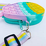 Сумочка для дітей POP IT силікон авокадо, фото 2