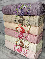 Рушники У Наборі 6-шт Для Ванної MA&ME Бавовняна Махра Туреччина 50x90