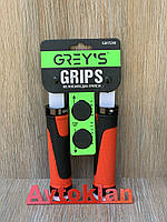 Грипсы Greys ручки для велосипеда на руль 130 мм с резиновым покрытием с двухсторонним замком (GR17210)
