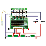 Плата защиты BMS 13S 50-60A 48V + термореле Li-ion 18650 (Контроллер заряда/разряда), фото 5