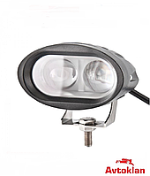 Дополнительная светодиодная фара LED BELAUTO BOL0210L 20 Вт 2 диода 1400 лм 6000 К (точечный) (2шт.*10w) CREE
