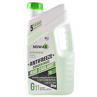 Антифриз G11 зеленый NOWAX готовая охлаждающая жидкость для авто 5 кг (NX05003)