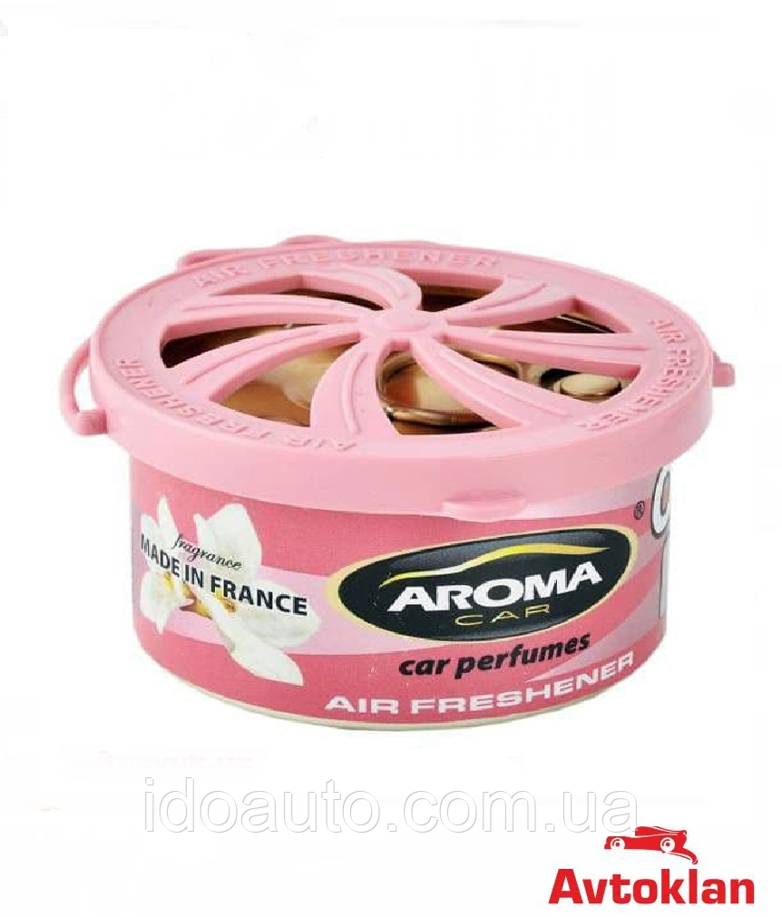 Автомобільний ароматизатор в машину Aroma Car Organic пахучка для авто 40g - JASMIN (48шт.)