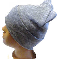 Жіноча шапка-кішка сіра LaVisio з люрексом