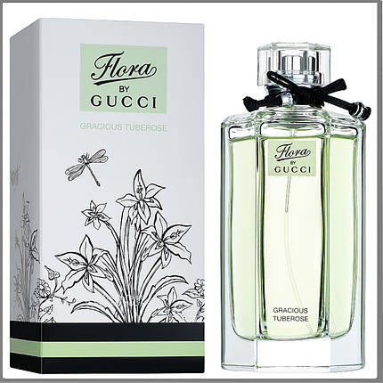 Gucci Flora by Gucci Gracious Tuberose туалетная вода 100 ml. (Гуччі Флора Бай Гуччі Грація Тубероза), фото 2