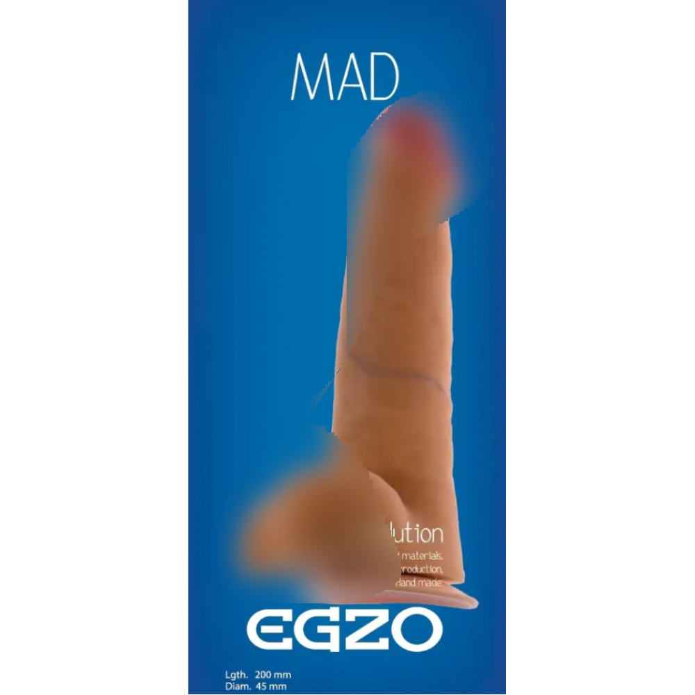 Фалоїмітатор EGZO DS008 (20 см х 4,5 см) Супер шоп