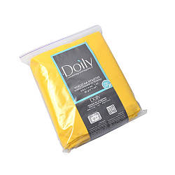 Чохол на кушетку з резинкою універсальний Doily® 0,8х2,1м зі спанбонду 80 г/м2 (1 шт/пач), жовтий