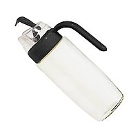 Пляшка-дозатор для олії та оцту з герметичною кришкою, чорна