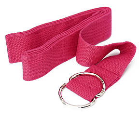 Ремінь для Йоги Темно-рожевий